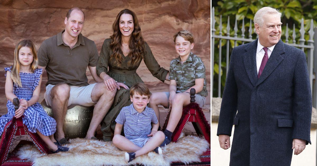 The Wales Royal Family and Prince Andrew