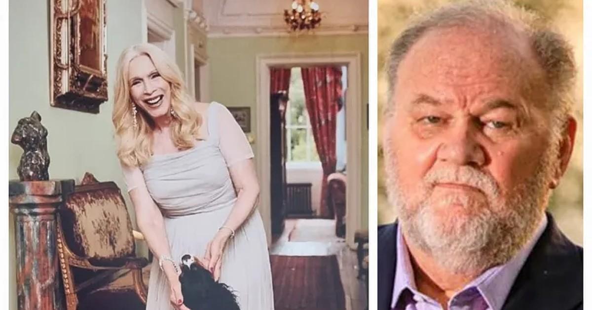 Split photo of Lady Campbell and Thomas Markle.