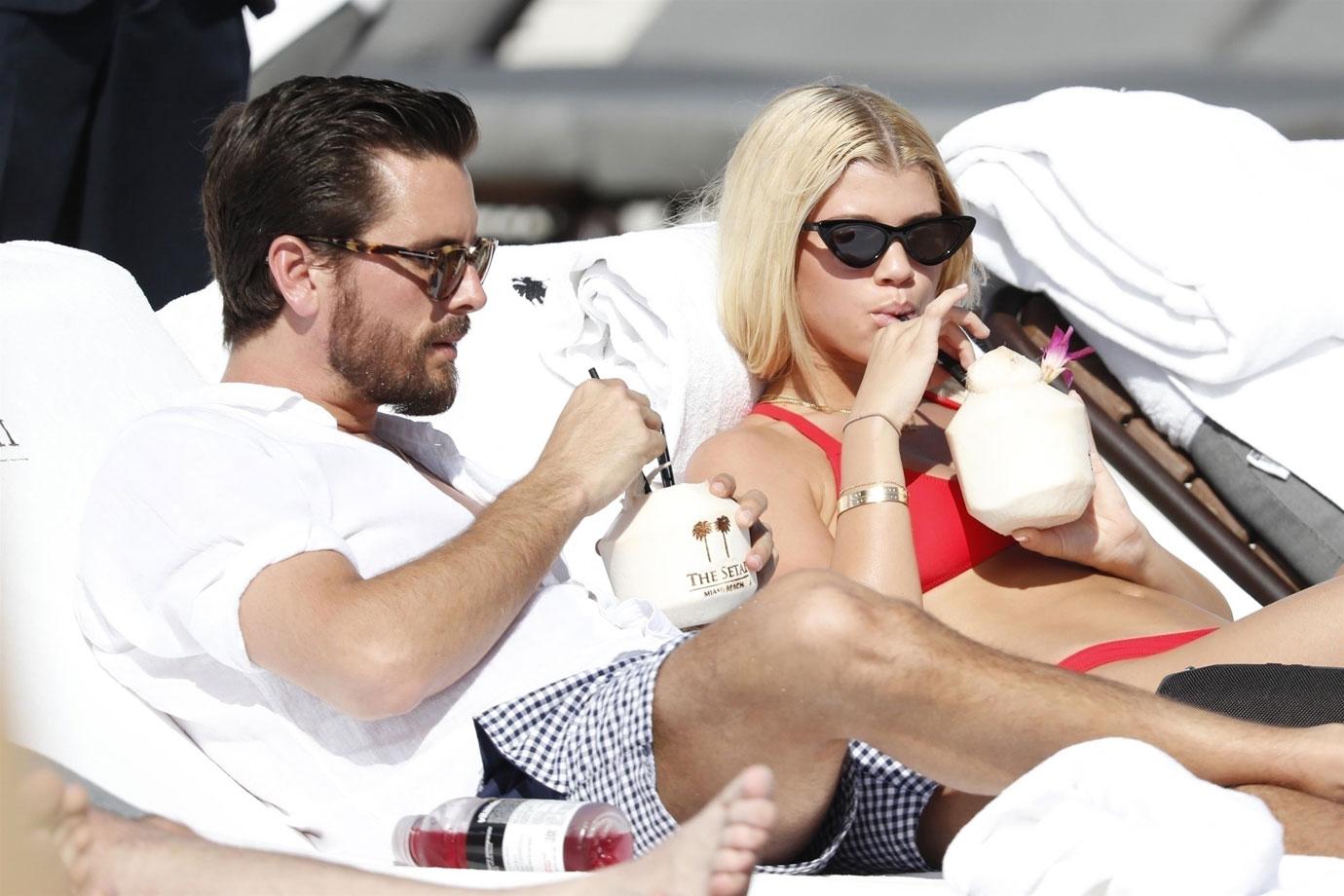 Sofia Richie Bikini Scott Disick Miami Family Fears Worst