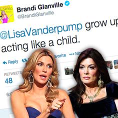 //brandi glanville you acting like a child lisa vanderpump twitter rhobh sq