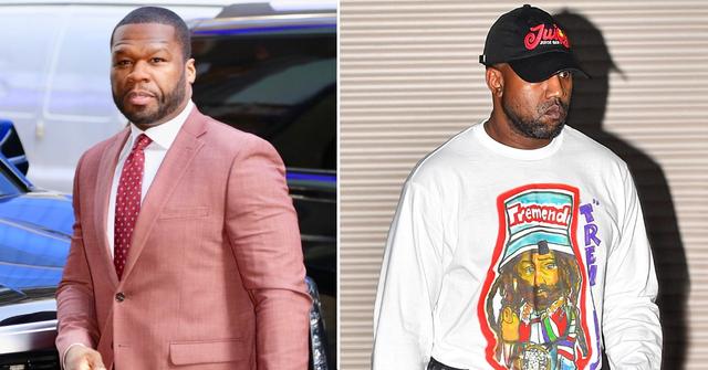cent forgives kanye west talks white lives matter drama pp