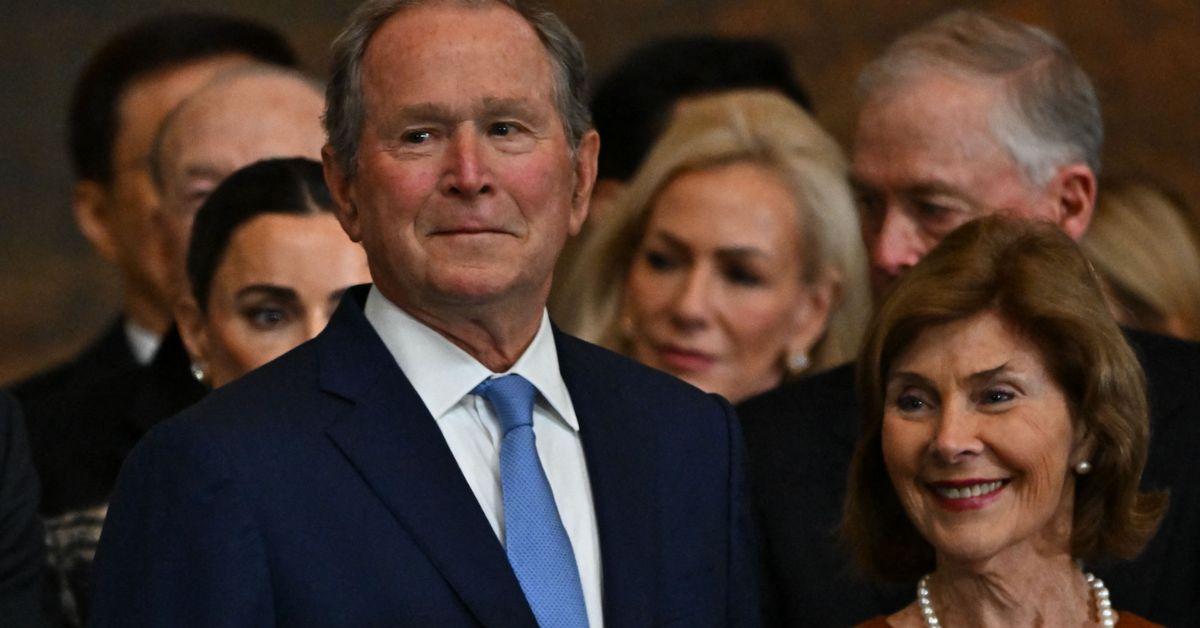 Photo of George W. Bush, Laura Bush
