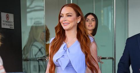 lindsay lohan pregnant expecting first child husband bader shammas pp