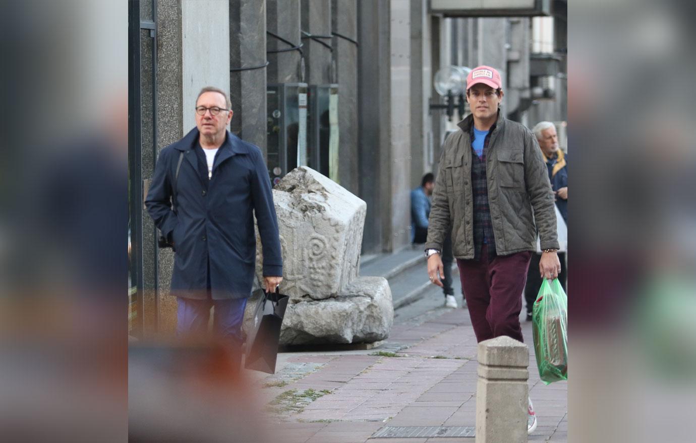 Kevin Spacey Caught On Shopping Date With Younger Boy Toy