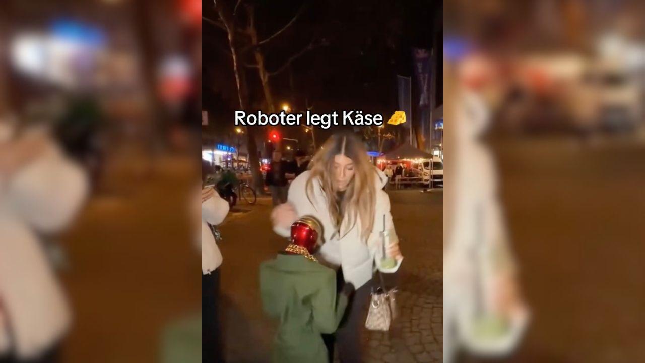 Videos of the robot performing actions against others are circulating online. 