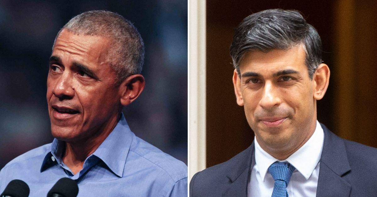 Mystery Visit: Barack Obama Meets With UK Prime Minister Rishi Sunak
