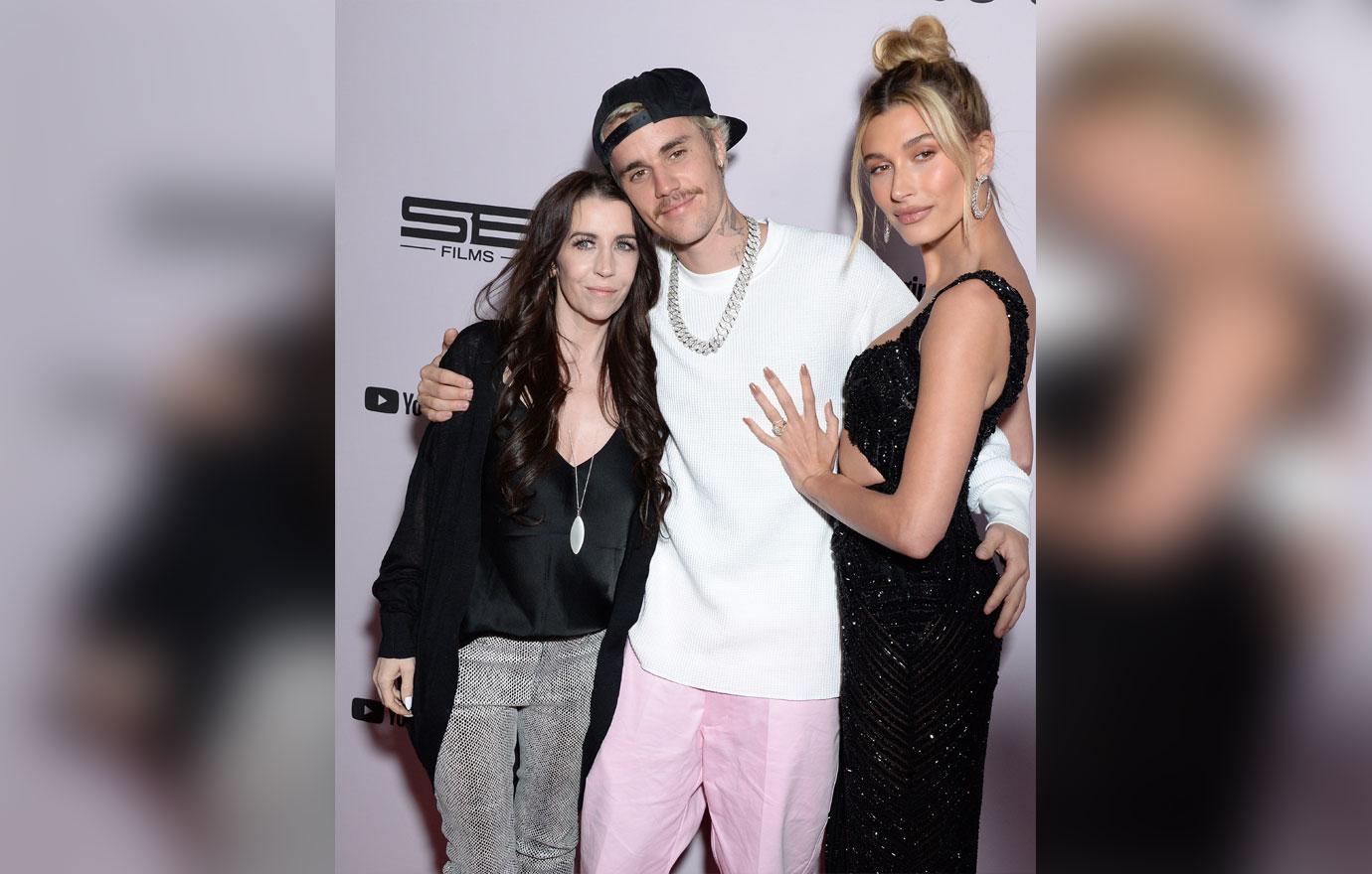 Justin Bieber & Hailey Baldwin Kiss On ‘Seasons’ Premiere Carpet