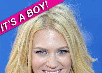 //january jones baby son splash