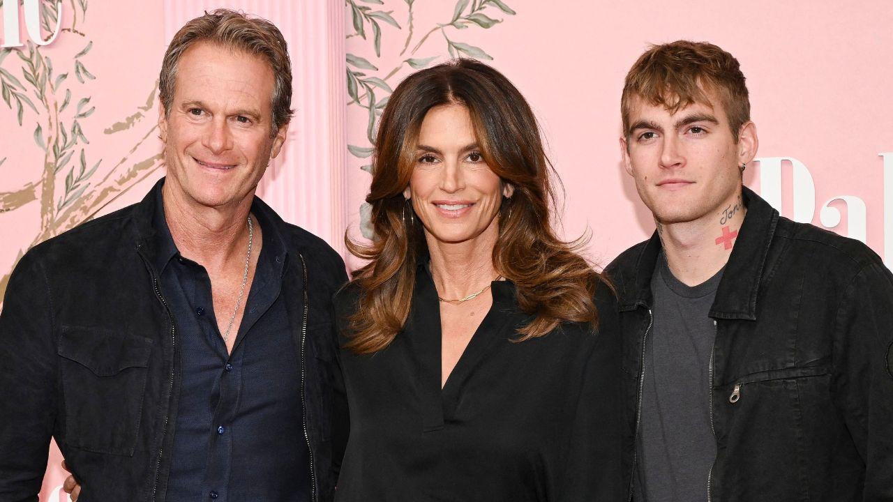 picture of Presley Gerber, Cindy Crawford and Rande Gerber