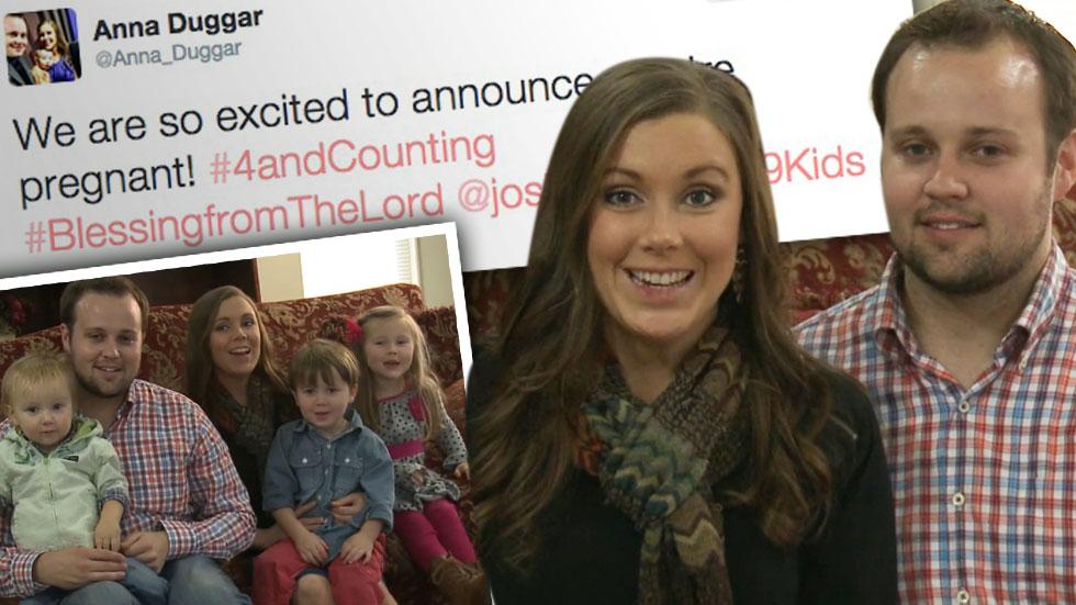 ‘We're Pregnant!’ Anna & Josh Duggar Announce They’re Expecting Fourth(00)
