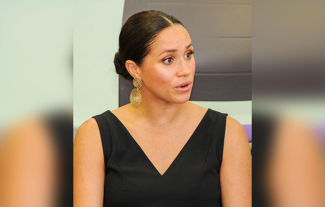 Meghan Markle Wearing Black Jumpsuit