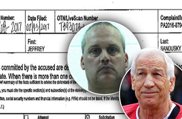 //jerry sandusky son jeffrey sandusky arrested charged sexual abuse minors details pp