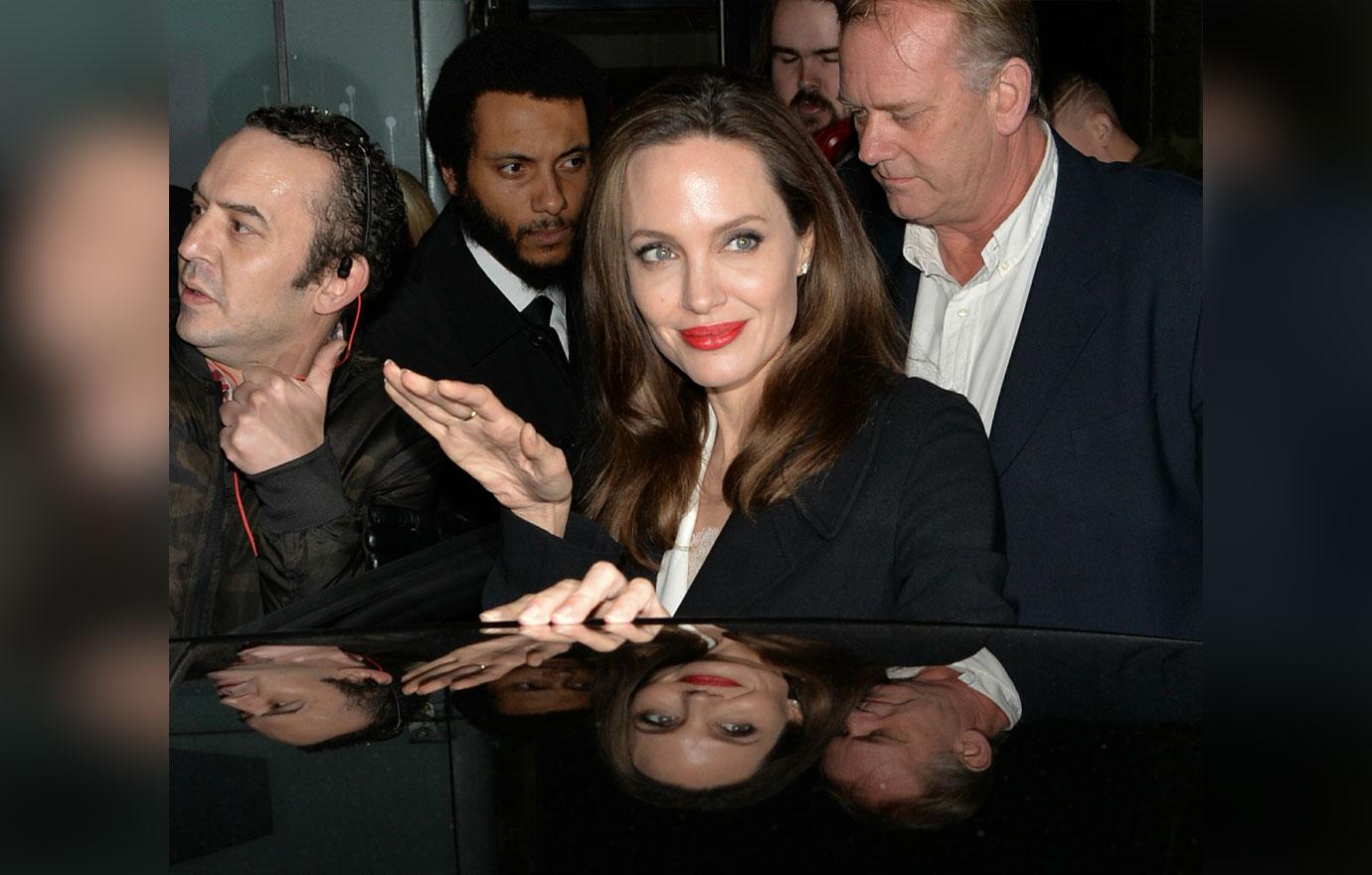 Angelina Jolie Attends BFI After Settling Custody Battle Brad Pitt