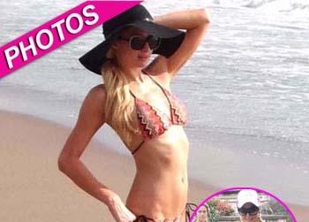 //paris hilton bali bikini monkey coleman rayner