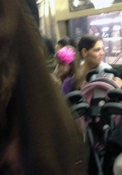 //katie holmes suri cruise subway