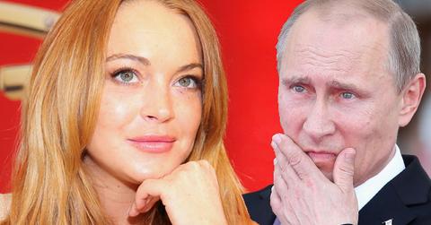 lindsay lohan russian tv demands meet vladmir putin