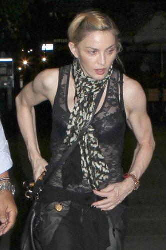 Strike A Pose! 54-Year-Old Madonna Exposes Her Muscles, Flaunts Sheer Vest