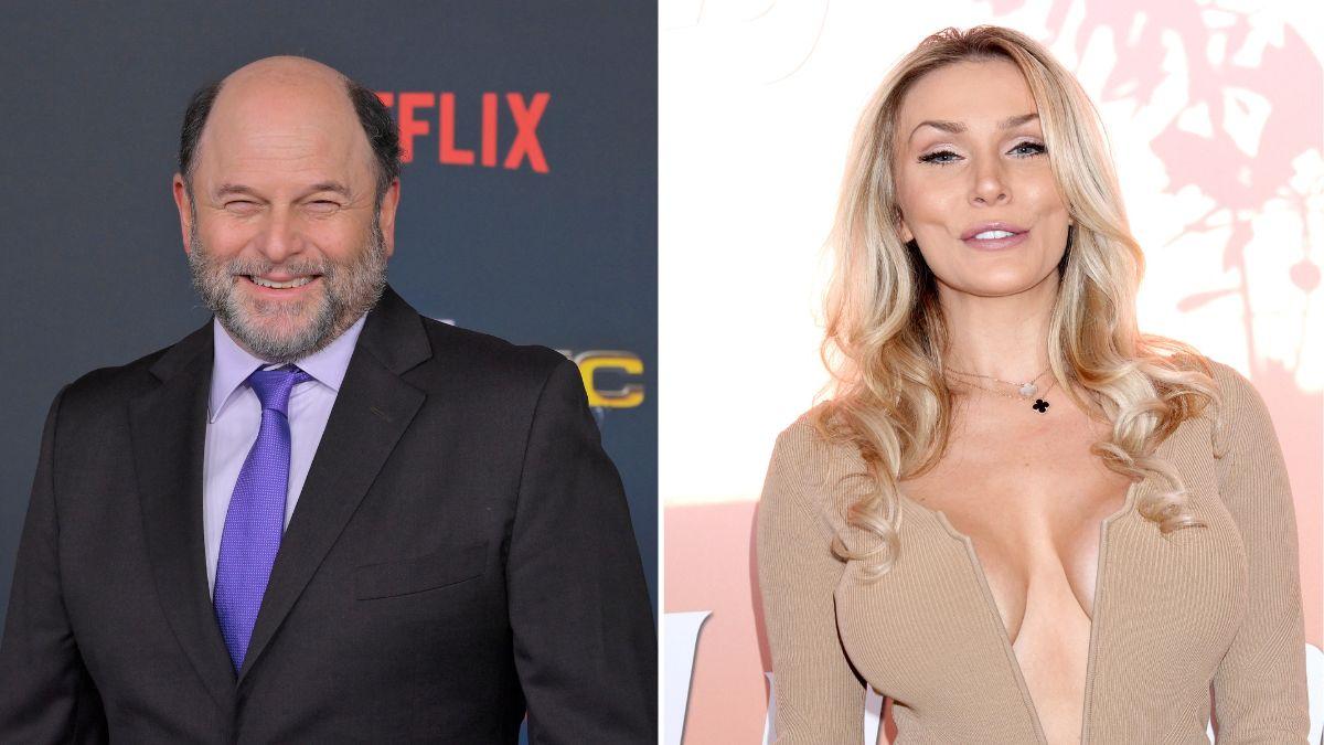 Split photo of Jason Alexander and Courtney Stodden