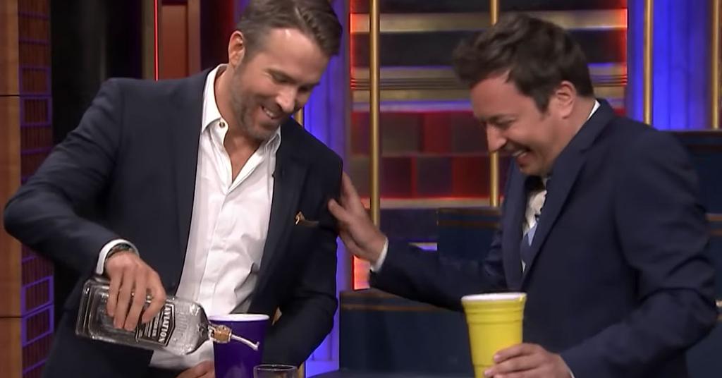 Jimmy Fallon Pukes Onstage After Drinking Game With Ryan Reynolds 8629