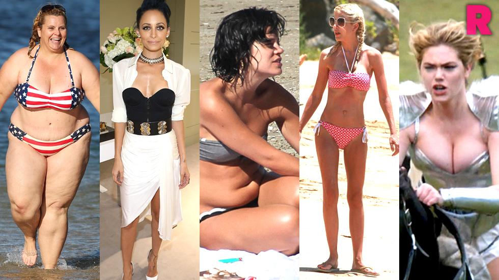 //from lumpy bumpy to skin bones kim kardashian rihanna heidi klum  other stars show off their not so sexy sides PP SL