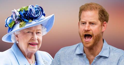 Photo of Queen Elizabeth II and Prince Harry