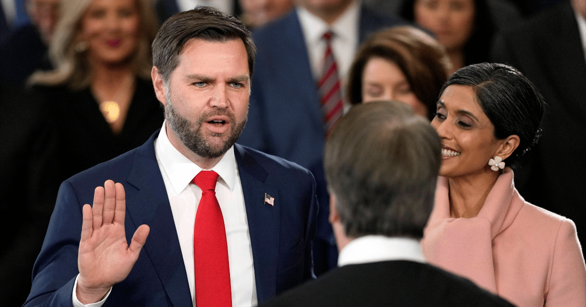 Photo of J.D. and Usha Vance