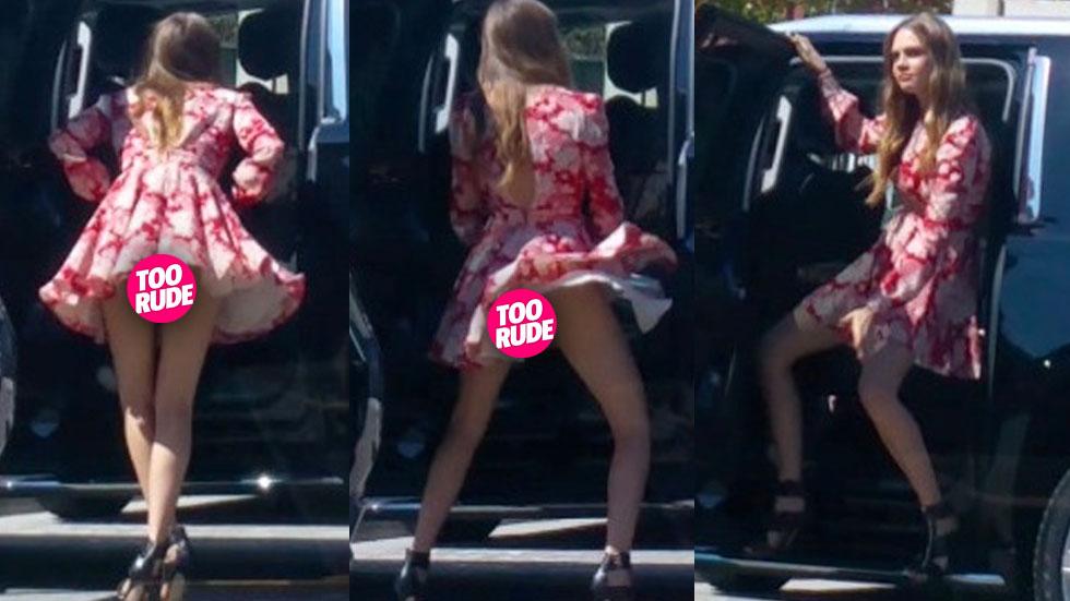 Cara Delevingne Has Wardrobe Malfunction