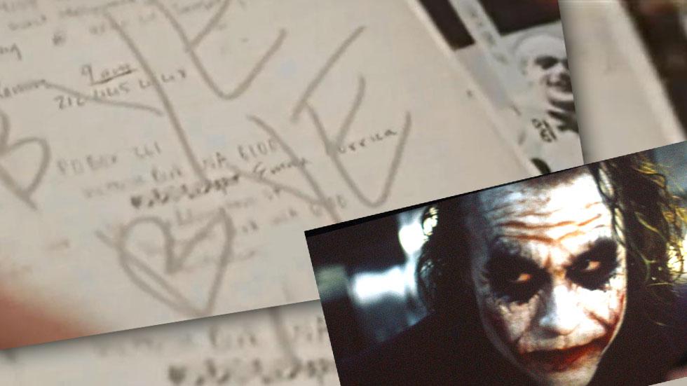 Heath Ledger Death Journal The Joker