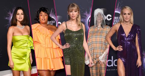 American Music Awards Red Carpet Celebrity Arrivals