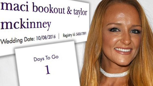 maci bookout beer themed wedding registry