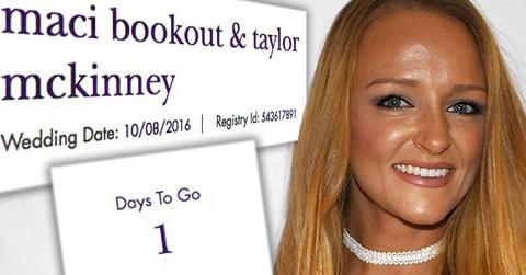 maci bookout beer themed wedding registry