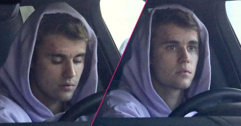 Justin Bieber looks downcast after long doctor appointment with Hailey as the young pop star continues his reported battle with depression.
