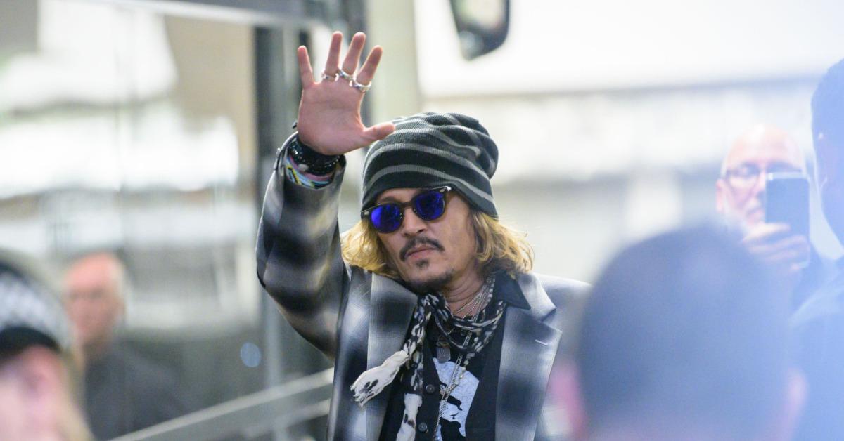 Fans Chant Johnny Depp Is 'Innocent' As Actor Takes The Stage