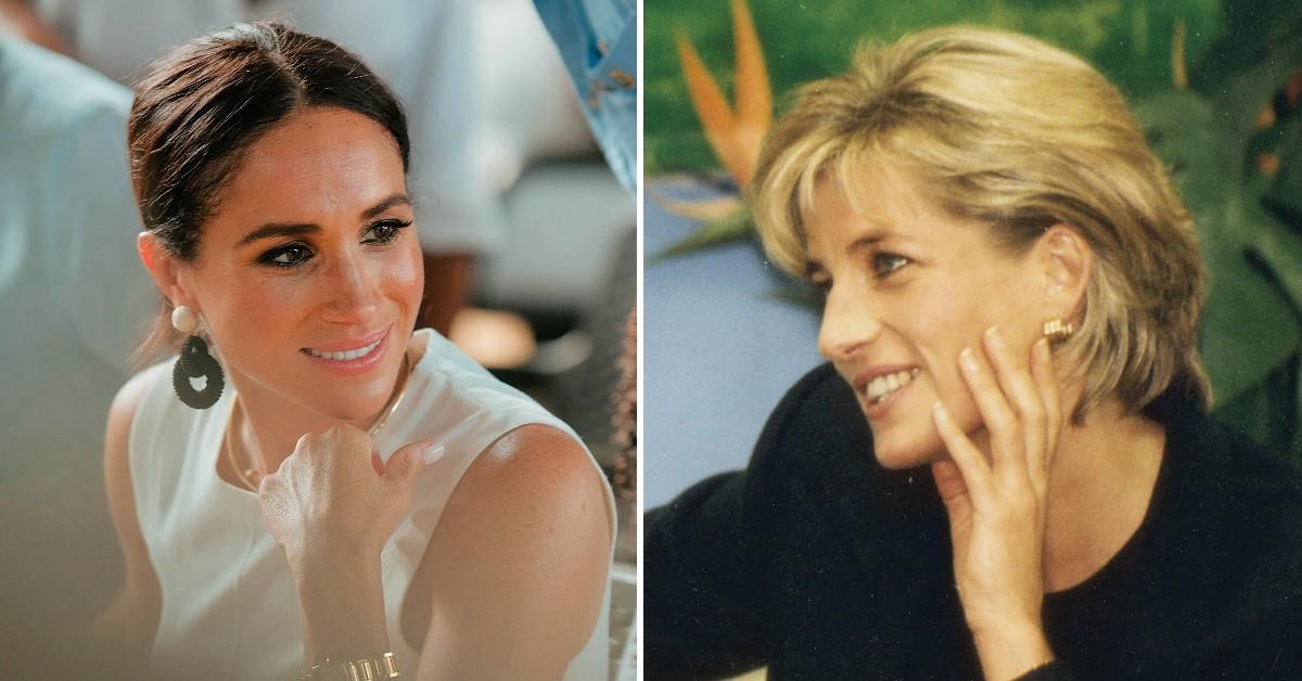Meghan Markle ‘Haunted by and Talking to Princess Diana’s Ghost’ — As Husband Harry Goes AWOL on Solo Trips After 40th Birthday ‘Lads’ Holiday’