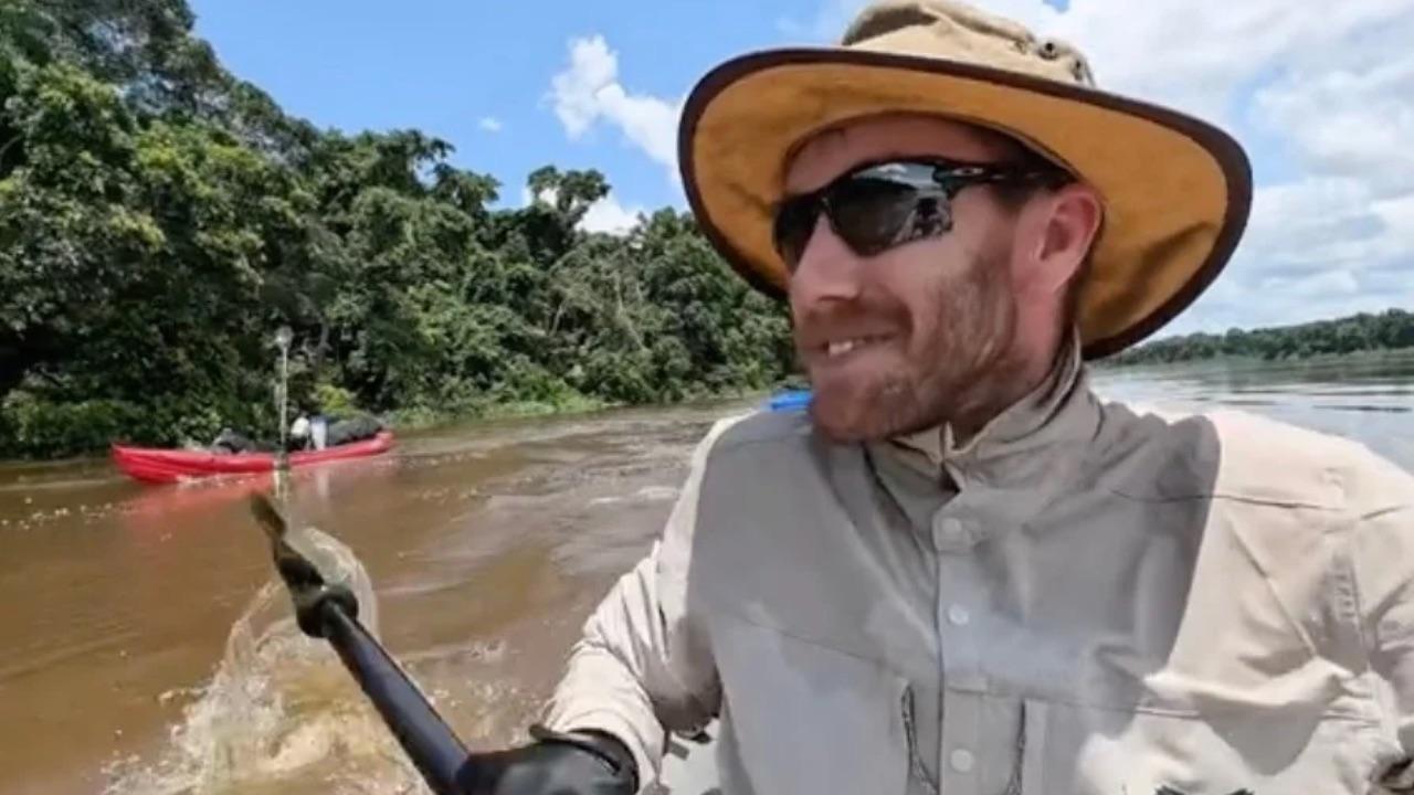 Ash Dykes in kayak