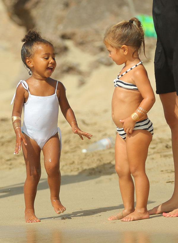 //north west cute bathing suit beach st barts