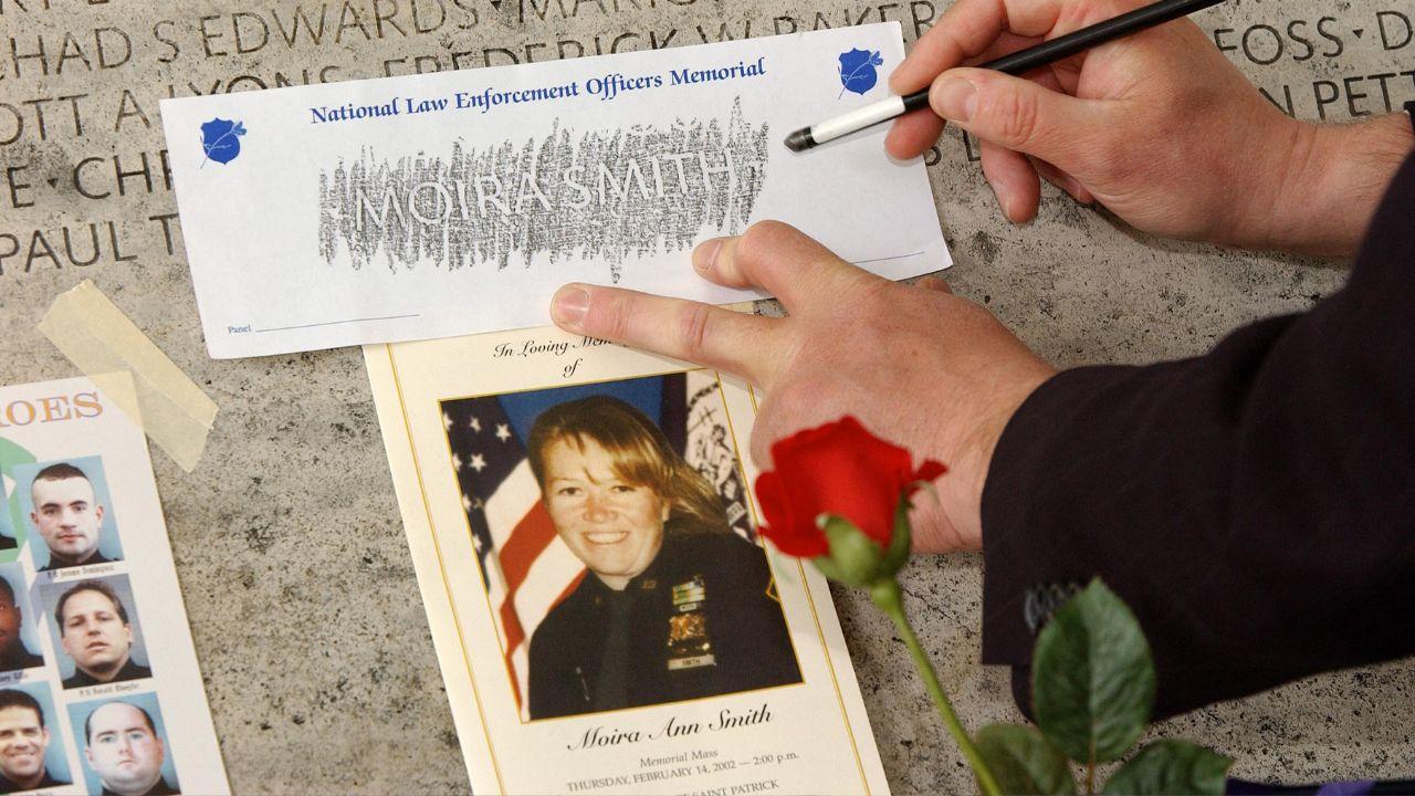 Police Officer Moira Smith's 9/11 heroism is honored as her courageous actions and sacrifice are remembered.