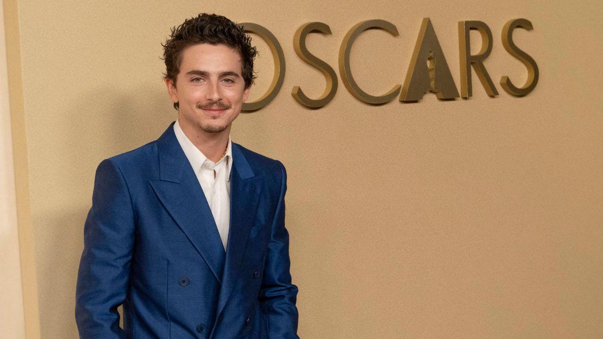 Oscar hopeful Timothee Chalamet is up for Best Actor at the Academy Awards for his role in 'Marty Supreme.'