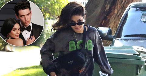 Vanessa Hudgens Takes Out Trash