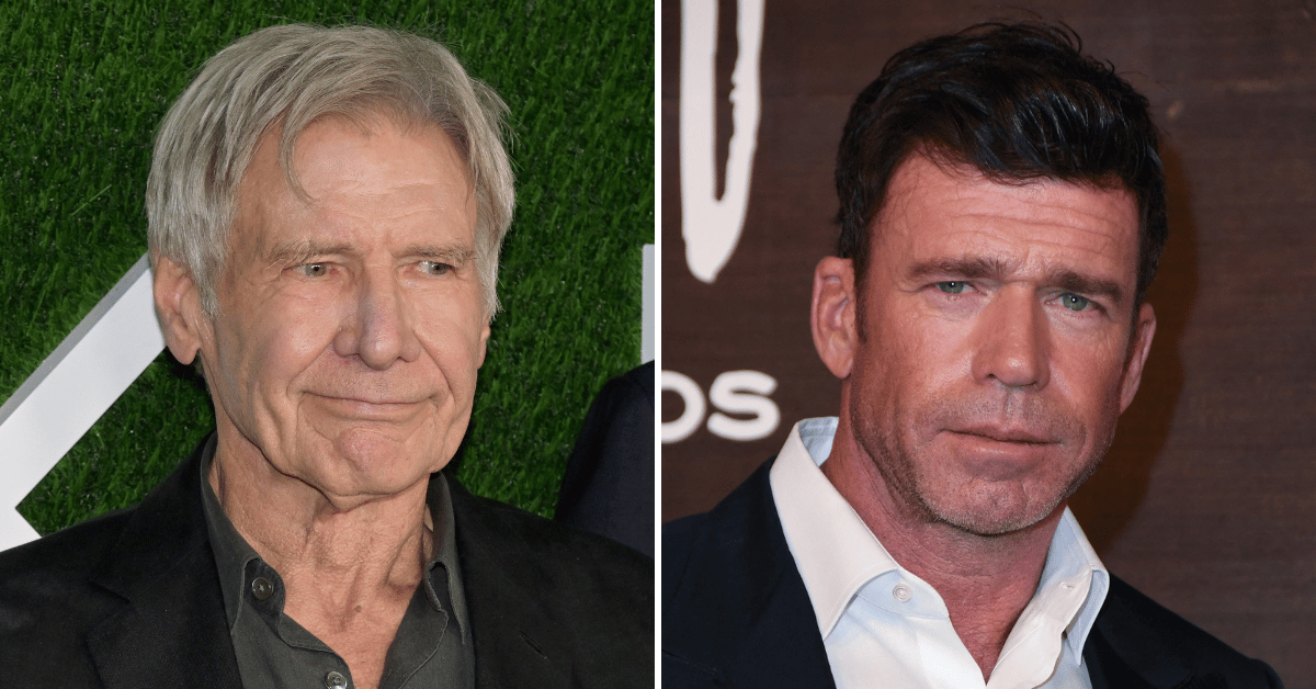 Composite photo of Harrison Ford, Taylor Sheridan