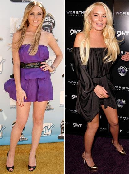 //lindsay lohan shocking transformation _ _