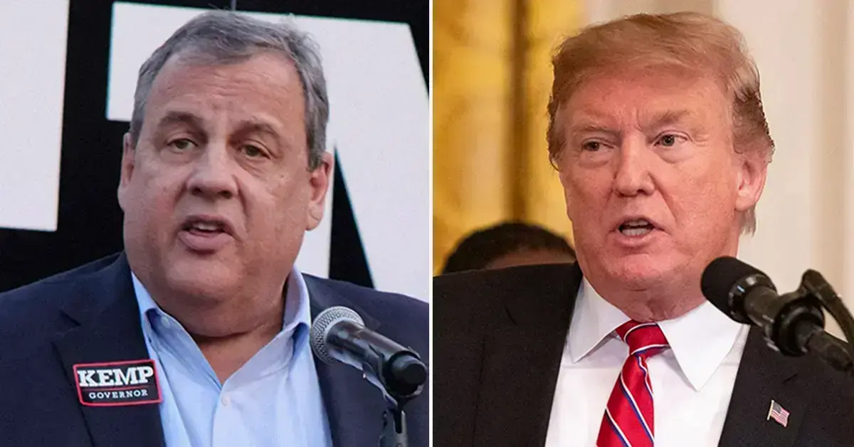 donald trump scared to debate chris christie