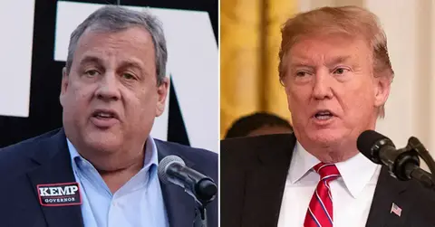 donald trump scared to debate chris christie