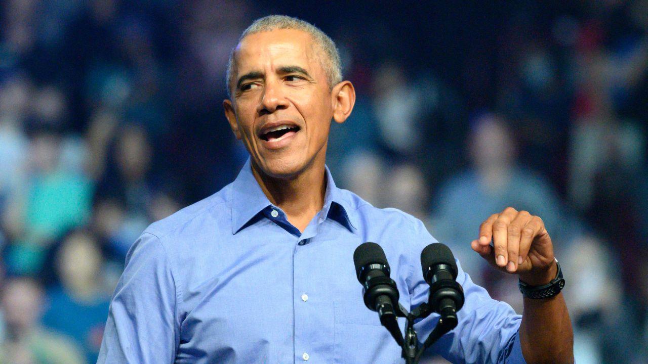 image of Barack Obama called out Donald Trump for promising to 'drain the swamp.'