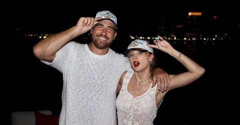 Photo of Travis Kelce and Taylor Swift