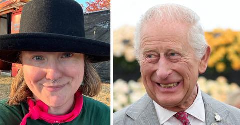 Photo of Angela Webb-Milinkovich and King Charles III