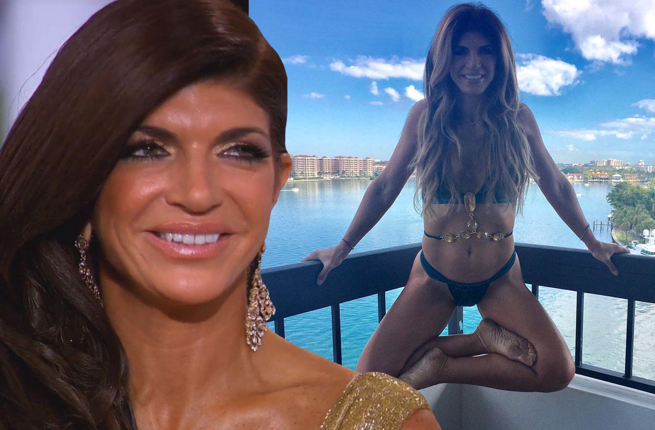 //teresa giudice bikini yoga pose italy pp