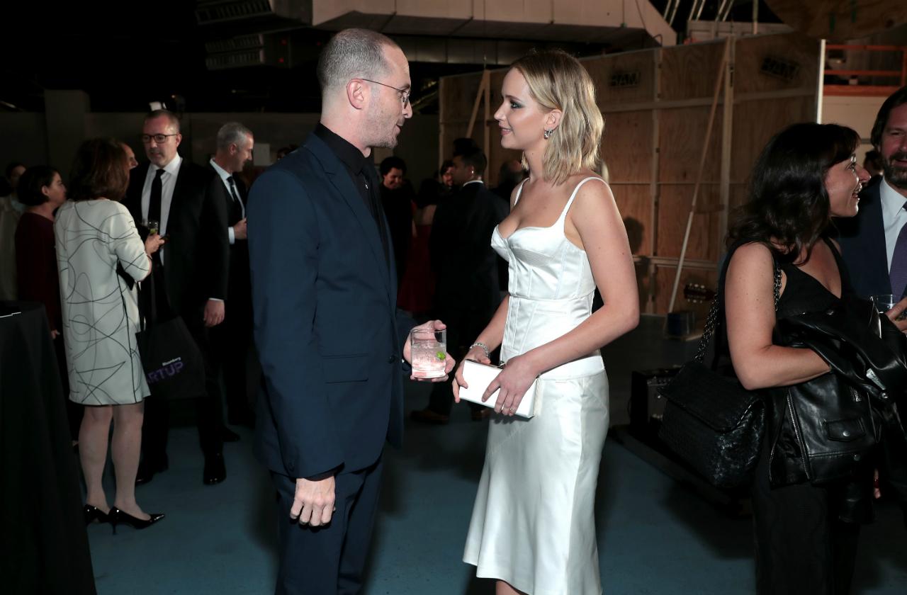 Jennifer Lawrence and Darren Aronofsky