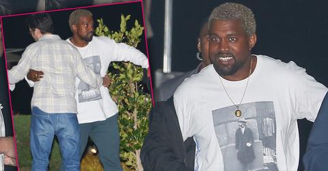 //kanye west has guys night out pp