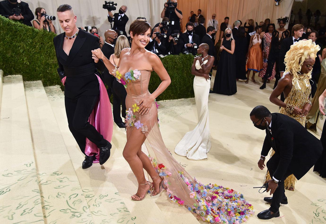 kim kardashian irina shayk met gala matching kanye west photos